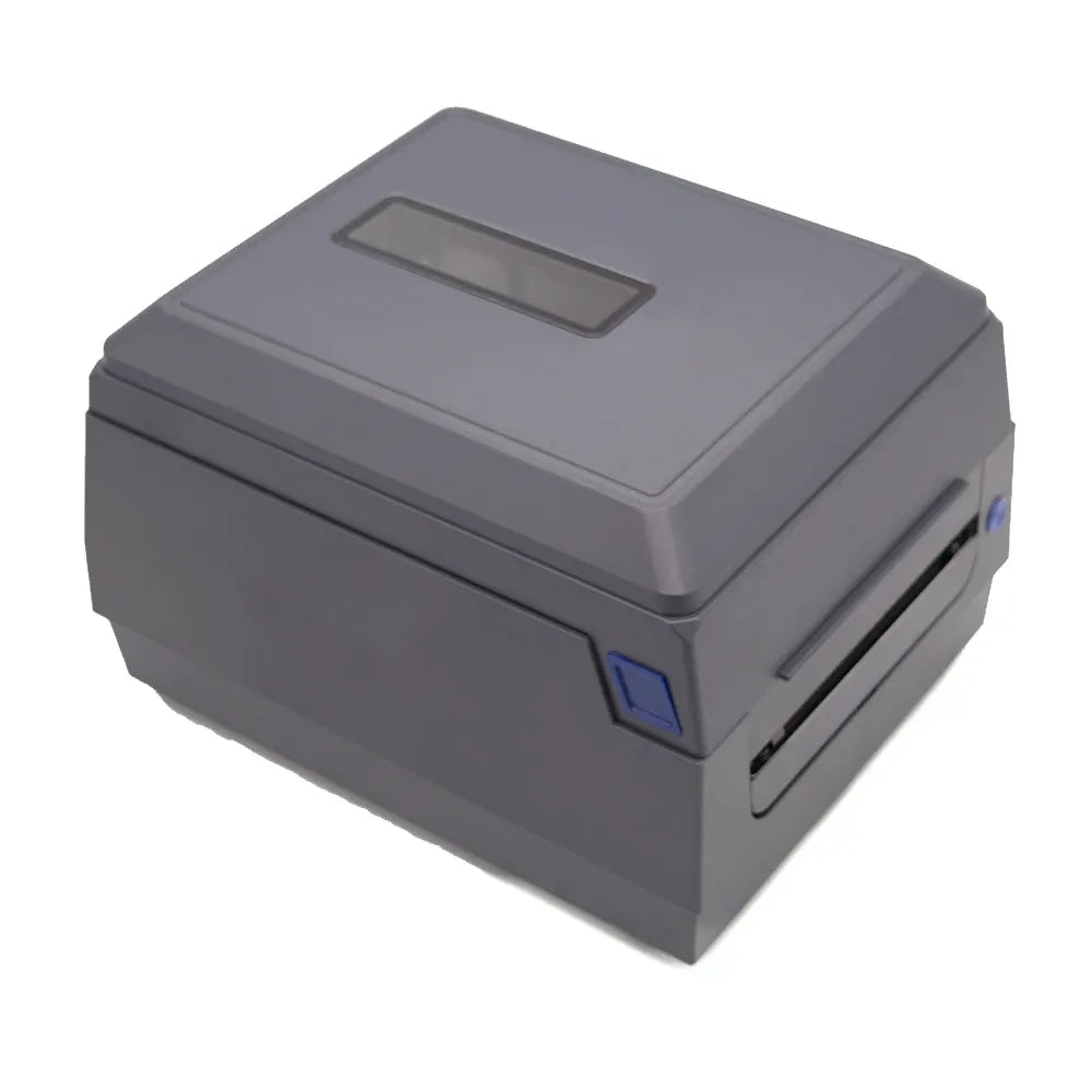 Desktop 110mm Barcode Shipping Label Printer USB Interface Thermal Transfer Printer With Ribbon