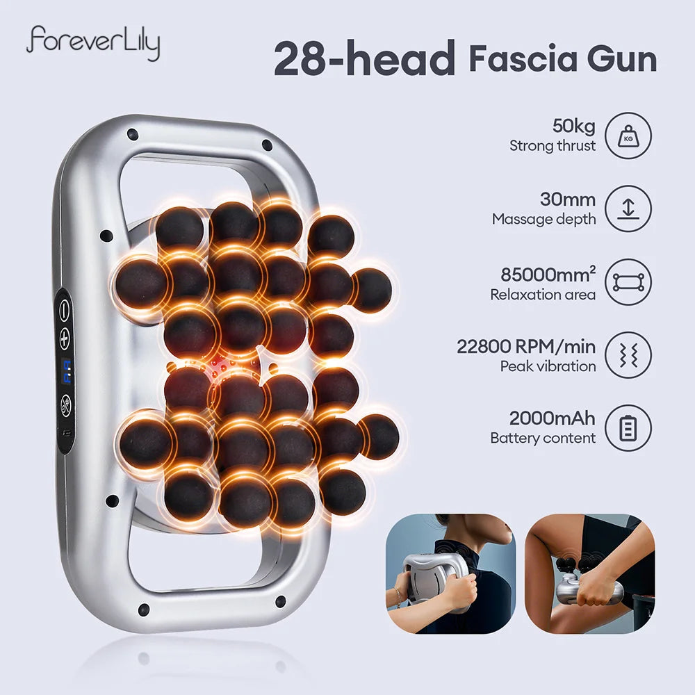 Deep Tissue Massage Gun: Percussion Muscle Recovery Tool Relaxation Treatment Tidesmit