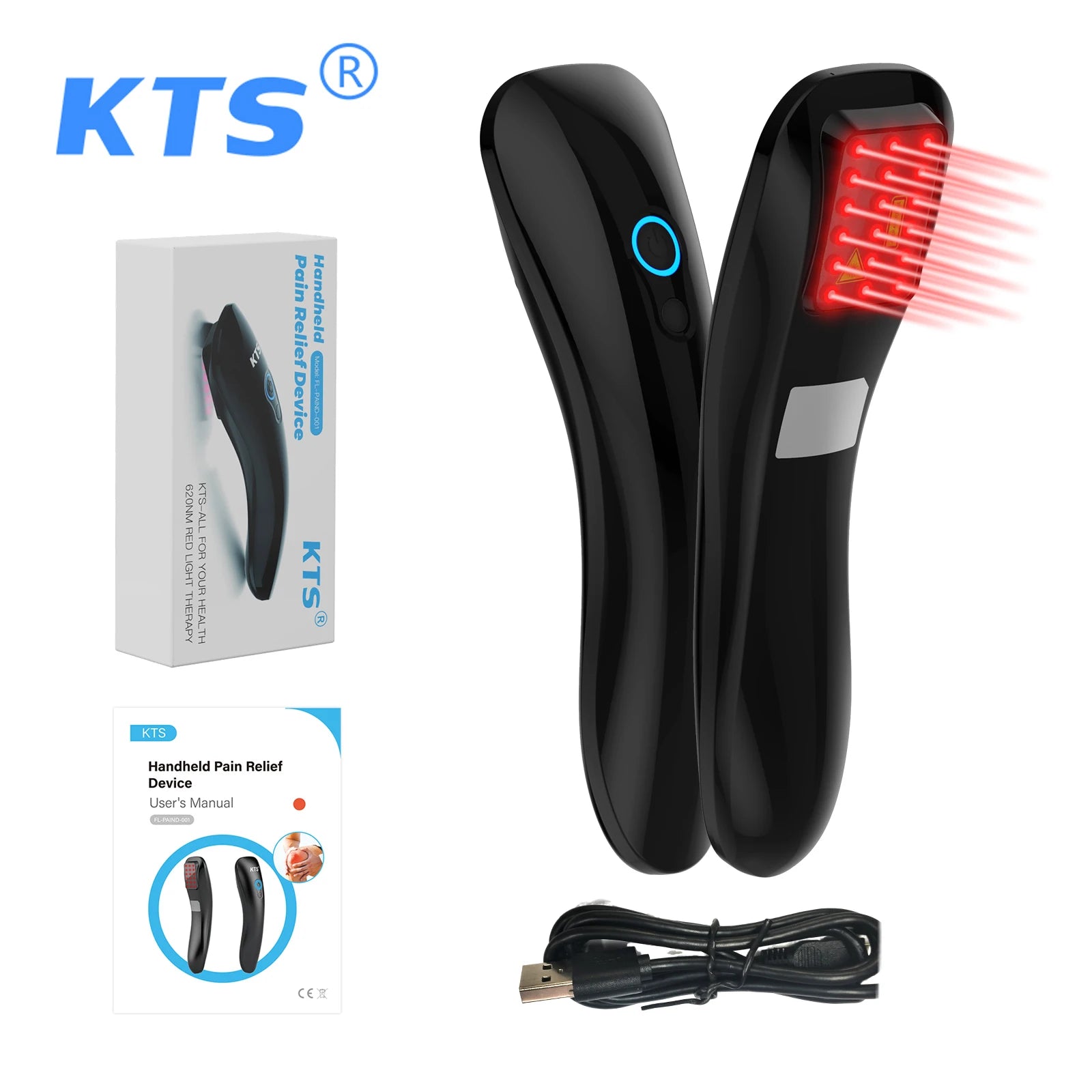 Laser Therapy Device for Pain Relief | 18-Diode Cold Laser Massager Back Massage Instrument Tidesmit