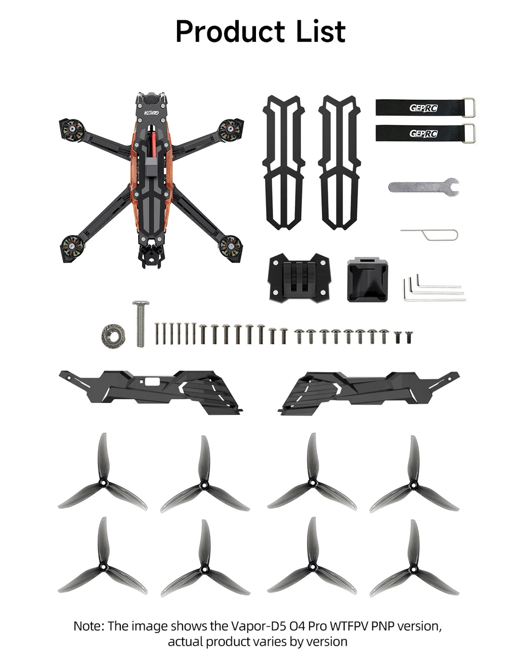 FPV Racing Drone 6 Inch O4 Air Unit Quadcopter Tidesmit X6 Series Tidesmit
