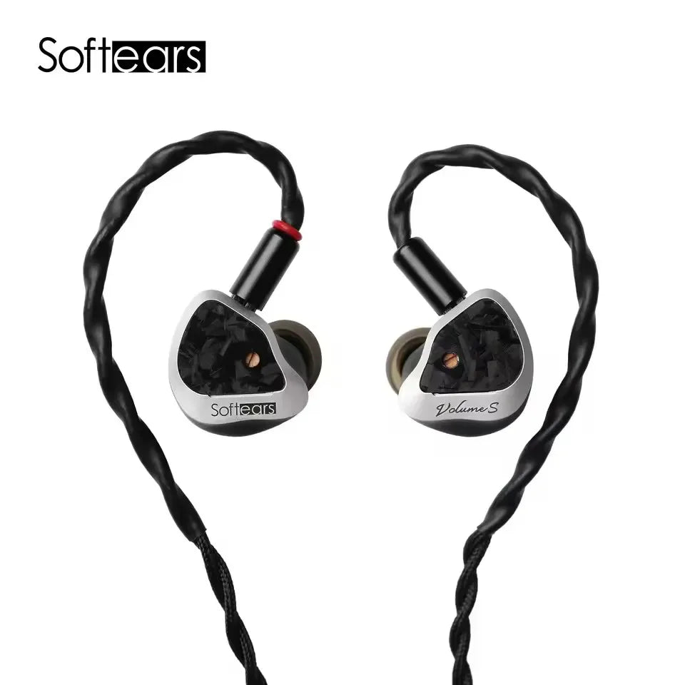 Softears Volume Hybrid Quad-Driver IEMs Black | Tidesmit black Tidesmit