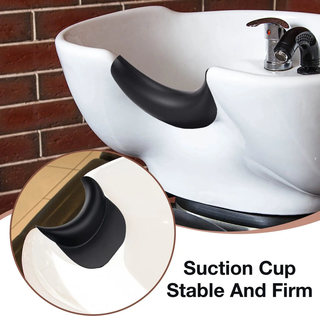 Shampoo Bowl Neck Rest - Non-Slip Silicone Salon Cushion for Comfort Massage Chairs Tidesmit
