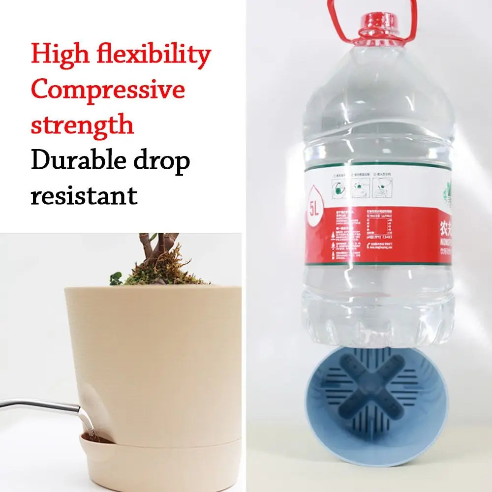 Multicolor Flower Pot Plastic Detachable Base Self-watering Flowerpot Breathable Round Removable Bottom Planter Home Gardening