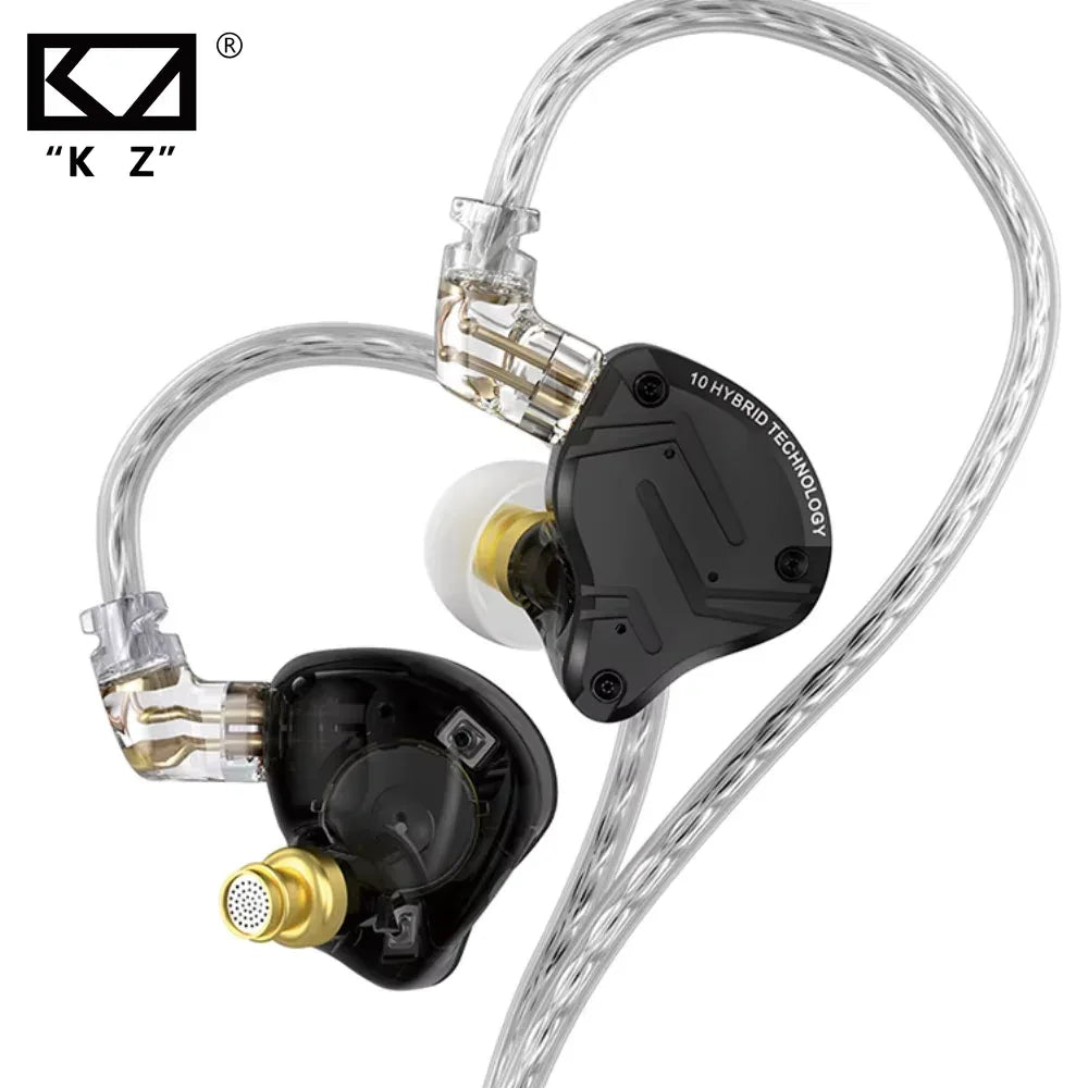 KZ ZS10 Pro X In-Ear Monitors 5-Driver HiFi Earphones by Tidesmit Tidesmit