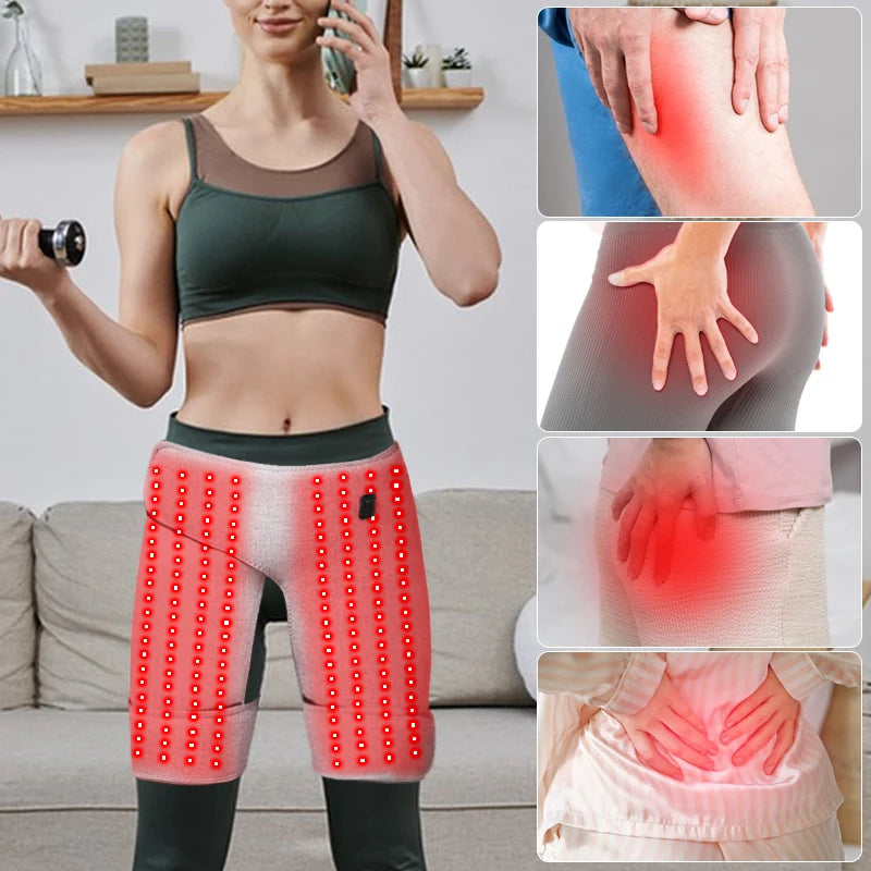 Red Light Hip Heating Pad for Sciatica Pain Relief | Tidesmit EU Relaxation Treatment Tidesmit