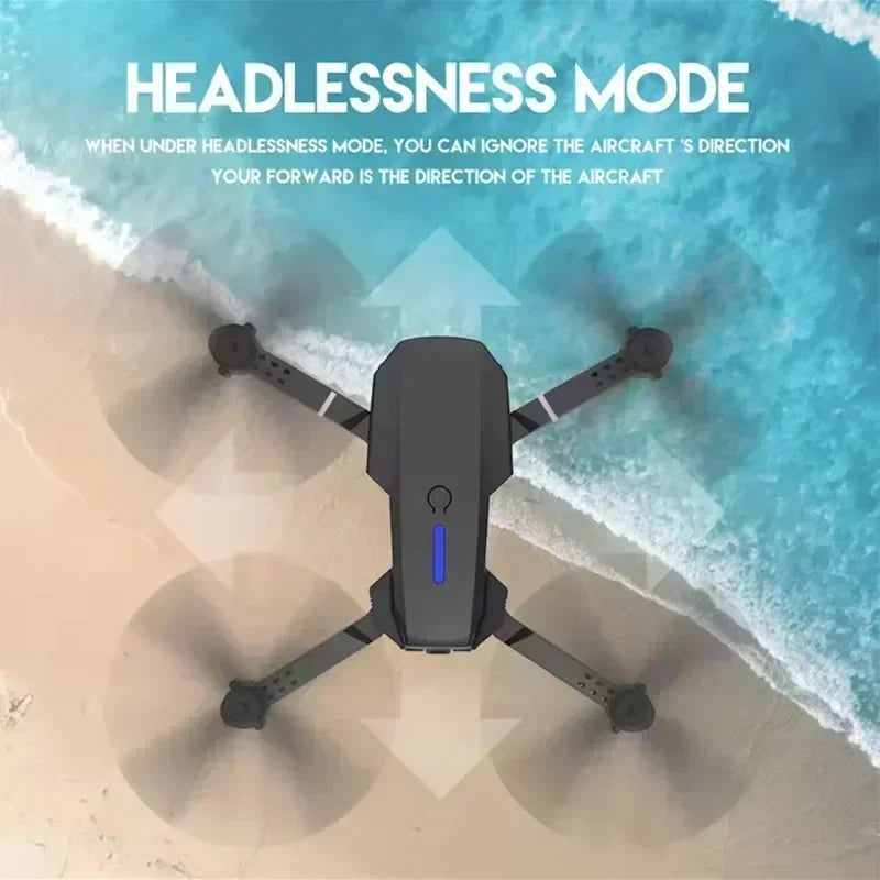 4K WiFi FPV Camera Drone - Foldable RC Quadcopter with HD Lens Tidesmit