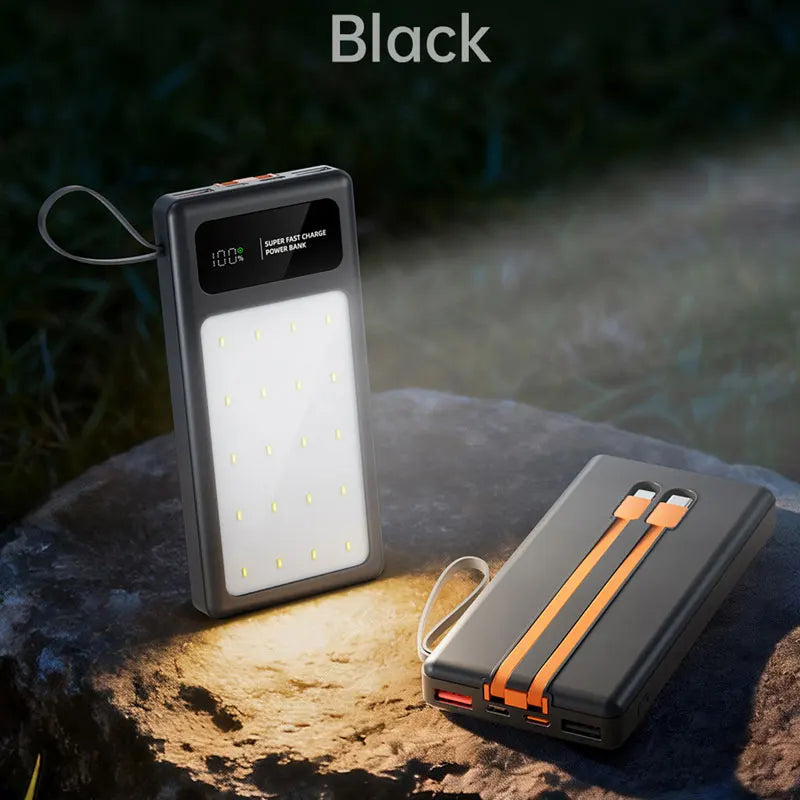 Tidesmit High Capacity Portable Power Bank with LED Camping Light Tidesmit