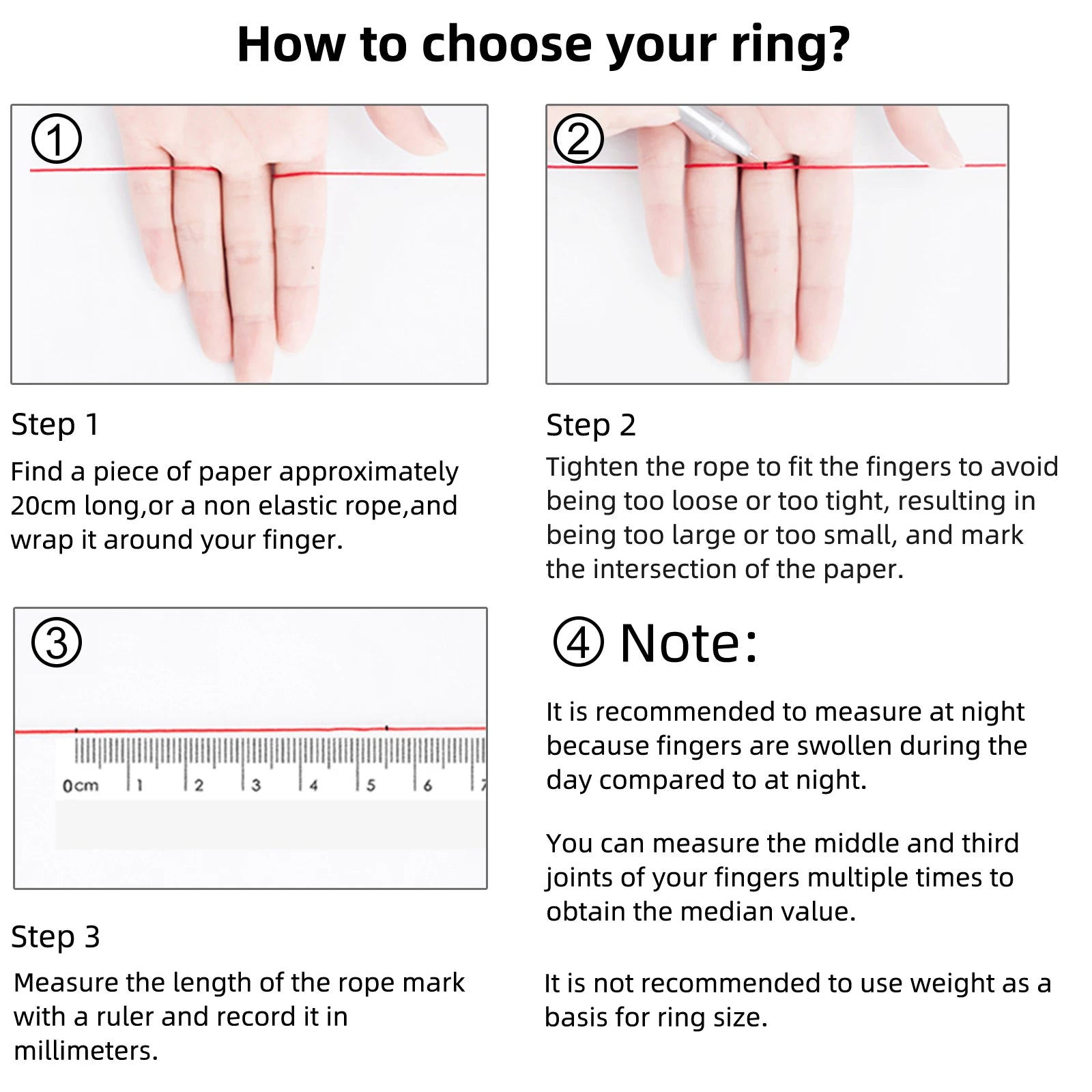 125kHz RFID Access Control Ring - H10301 26-Bit Proximity Wearable Tidesmit