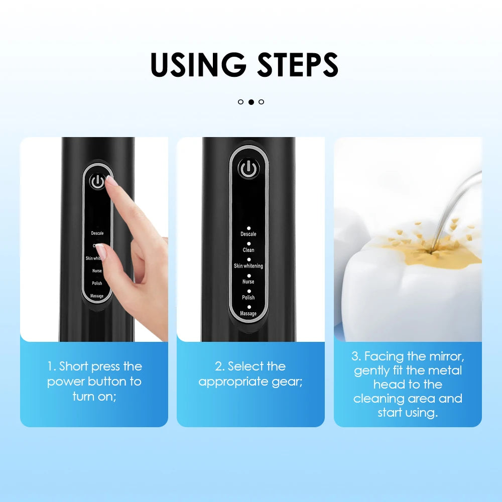 Electric ToothBrush Sonic Dental Scaler Cleaner Teeth Plaque Calculus Tobacco Stains Tartar Remover Teeth Whitening Cleaning