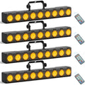 1/2/4PCS 9LEDs 4IN1 Wall Wash Lamp 36W RGBW Lights Bar Stage Lighting Effect DJ Party Lights Projection Light for Disco Theater