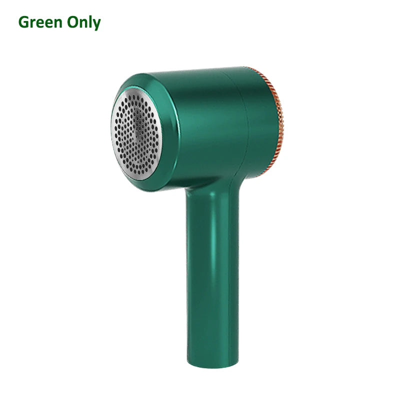 Tidesmit portable electric fabric shaver showing lint pellet removal blade head for clothing care and fluff removal