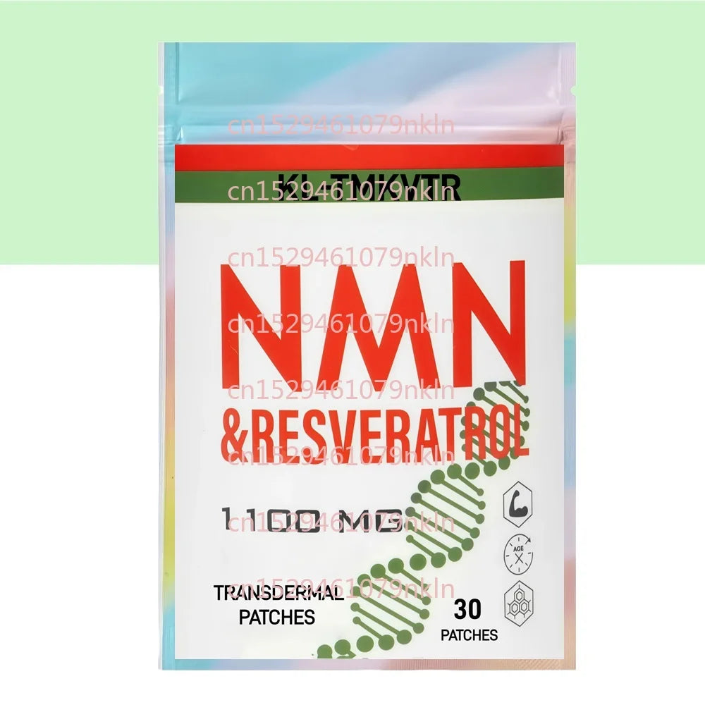 30 Patches NMN (Nicotinamide Mononucleotide ) Transdermal Patches With Resveratrol for Anti-aging Antioxidant Health