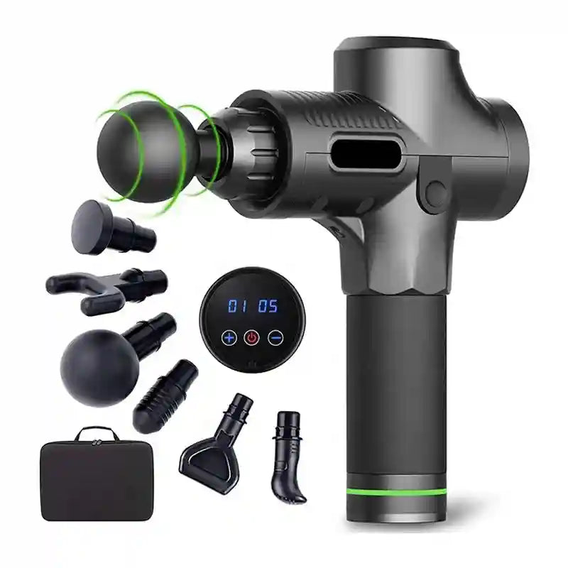 Deep Tissue Massage Gun - Portable Muscle Relief Tool by Tidesmit Back Massage Instrument Tidesmit