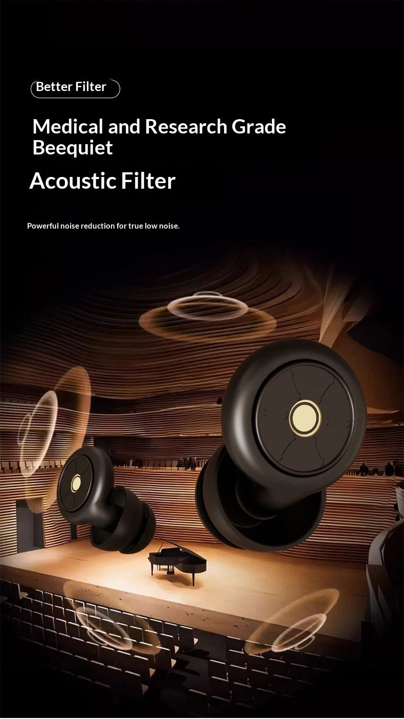 EarPlugs for Sleeping Noise Cancelling 50dB,Reusable Silicone Earplugs Strong sound insulation,Multiple sizes of ear caps,unisex