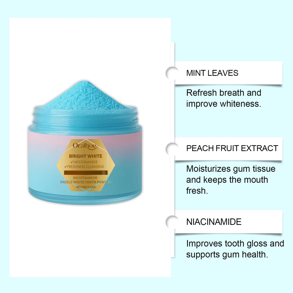 Tidesmit Niacinamide teeth whitening toothpaste for plaque removal, stain repair, and lasting fresh breath