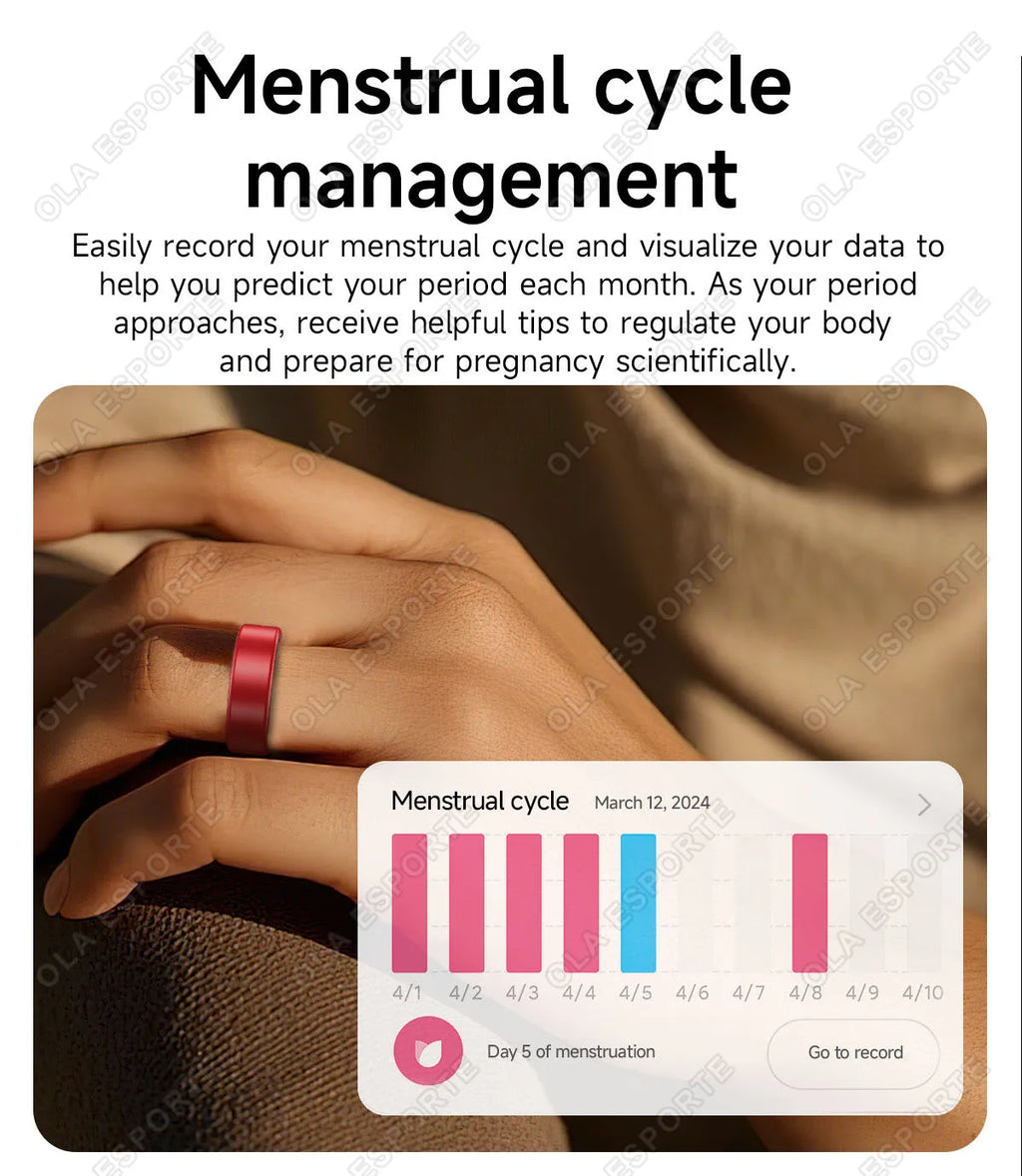 New Various Colors Available Smart Ring Bluetooth Heart Rate Sleep Monitoring Men Women Smartring Waterproof Health Sport Rings