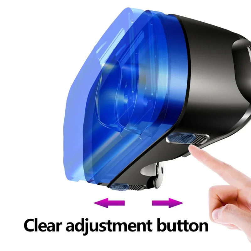VR Headset for Smartphones - Lightweight 3D Virtual Reality Glasses Tidesmit