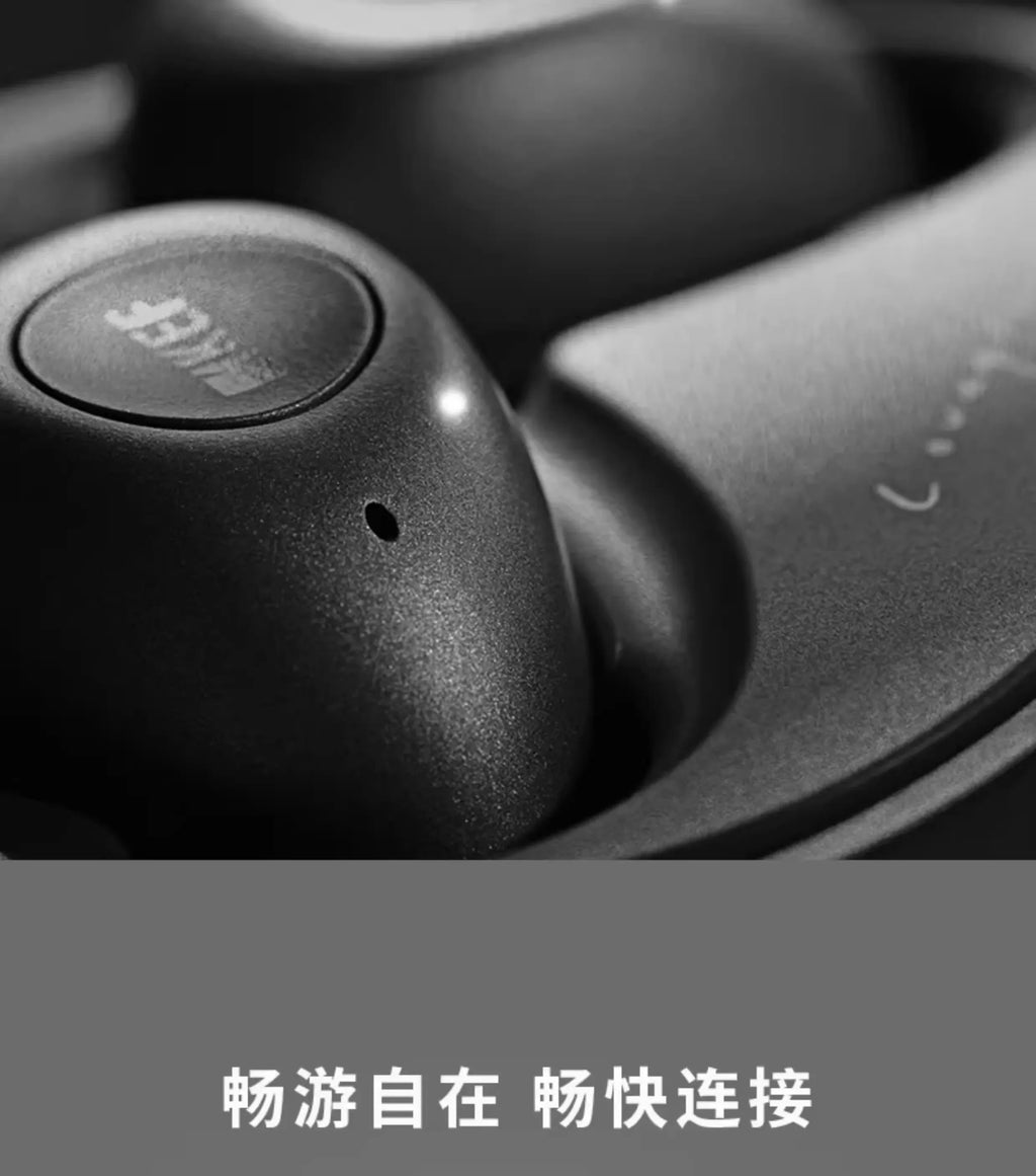 Tidesmit Hi-Fi Wireless Noise Cancelling Earbuds - Black & Gray Edition Tidesmit