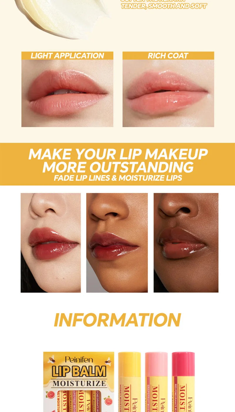 Natural Lip Balm Set - Deep Hydrating Plant-Based Lip Care Lip Care Tidesmit
