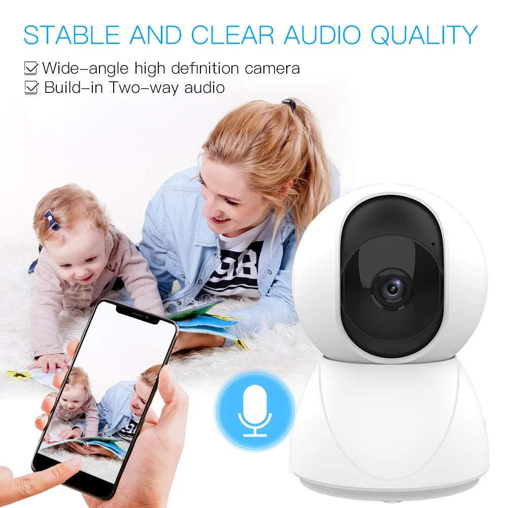 2K 400W Tuya Smart Mini WiFi IP Camera Remote Wireless Surveillance Auto Tracking Of Human Home Security CCTV Baby Pet Monitor