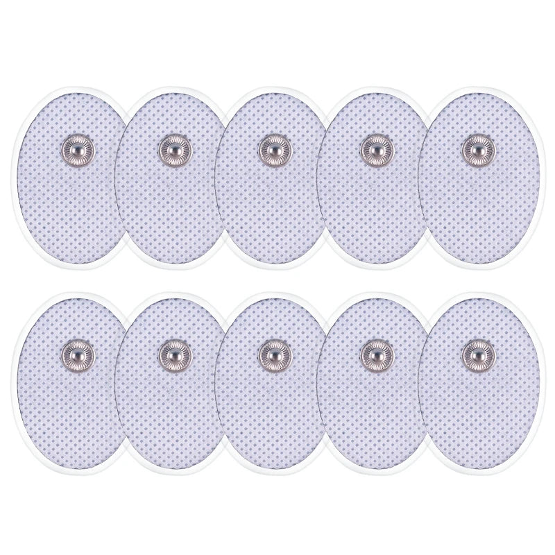 TENS Unit Electrode Pads: Reusable Muscle Stimulator Gel Sets Back Massage Instrument Tidesmit