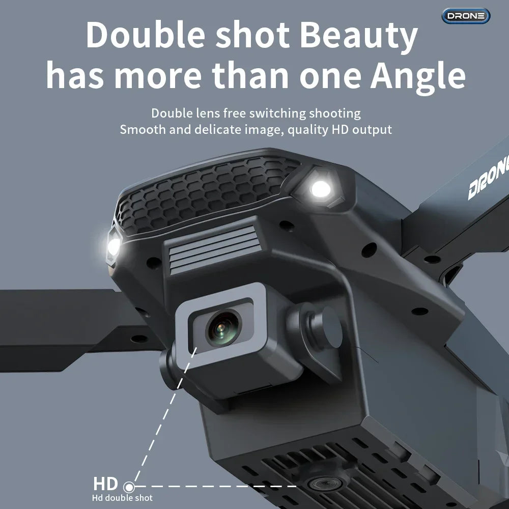 4K Foldable Camera Drone with Dual HD Lenses - Tidesmit Tidesmit