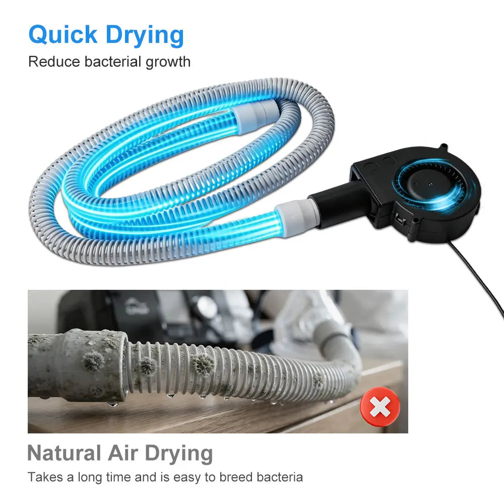 4 Pack CPAP Cleaning Kit for Hose & Mask, with Cpap Hose Dryer, Collapsible Wash Basin & Hose Hanger, Universal Cleaning Brush