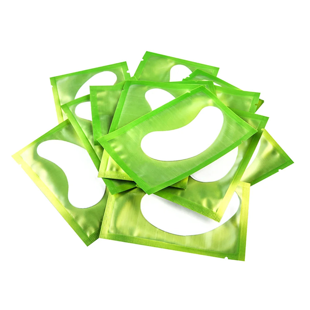 Tidesmit 50 pairs lint free hydrogel under eye patches for professional eyelash extension application detail view