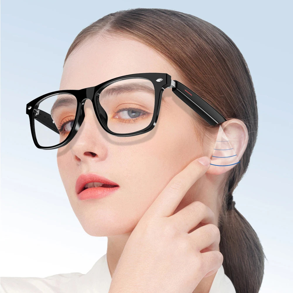 Camera Glasses With Audio Recording - Sport Smart Glasses for Outdoors Tidesmit