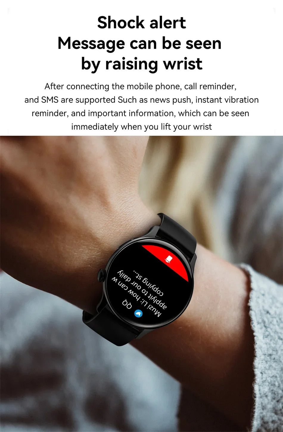 2025 AMOLED Smart Watch Ladies Screen Always Show Time 466*466 HD Health Tracker Voice Calling Smartwatch Women