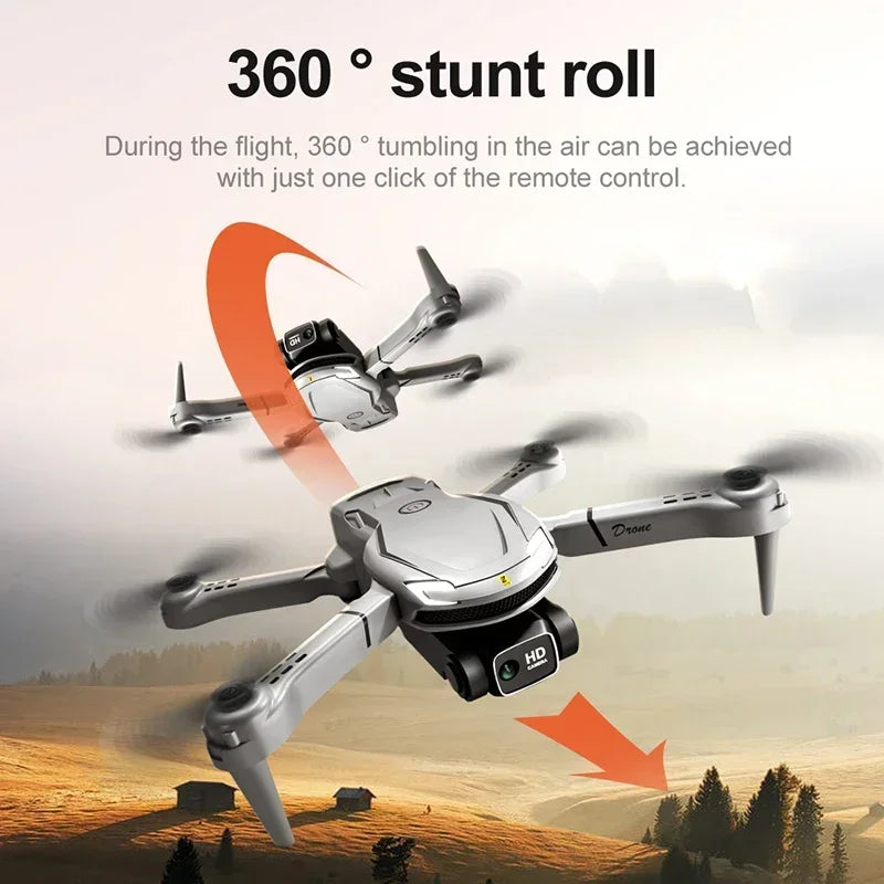 Tidesmit Camera Drone with Obstacle Avoidance - Foldable GPS Quadcopter Tidesmit