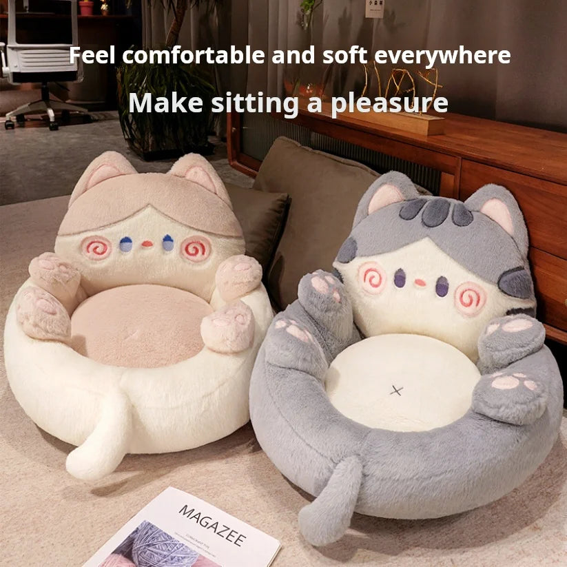 Tatami Cushion for Home Use Floor Backrest Integrated Futon Lazy Seat Children's Small Sofa