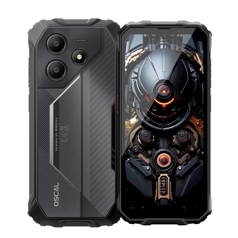 Blackview OSCAL Marine 2 Rugged Phone AI 11000mAh Battery 6.56 " HD+ Display Unisoc T6158GB RAM 128GB Smartphone Android 15 NFC