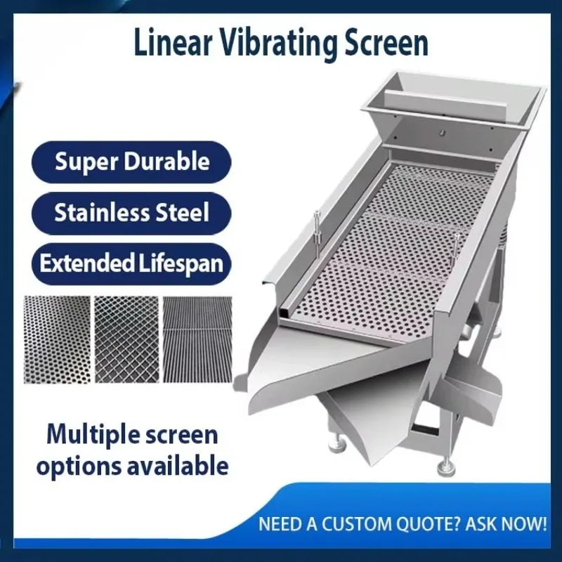 Custom Wheat Sifter Household Impurity Linen Commercial Screens Vibro Removal Multi-function Circular Vibrating Screen