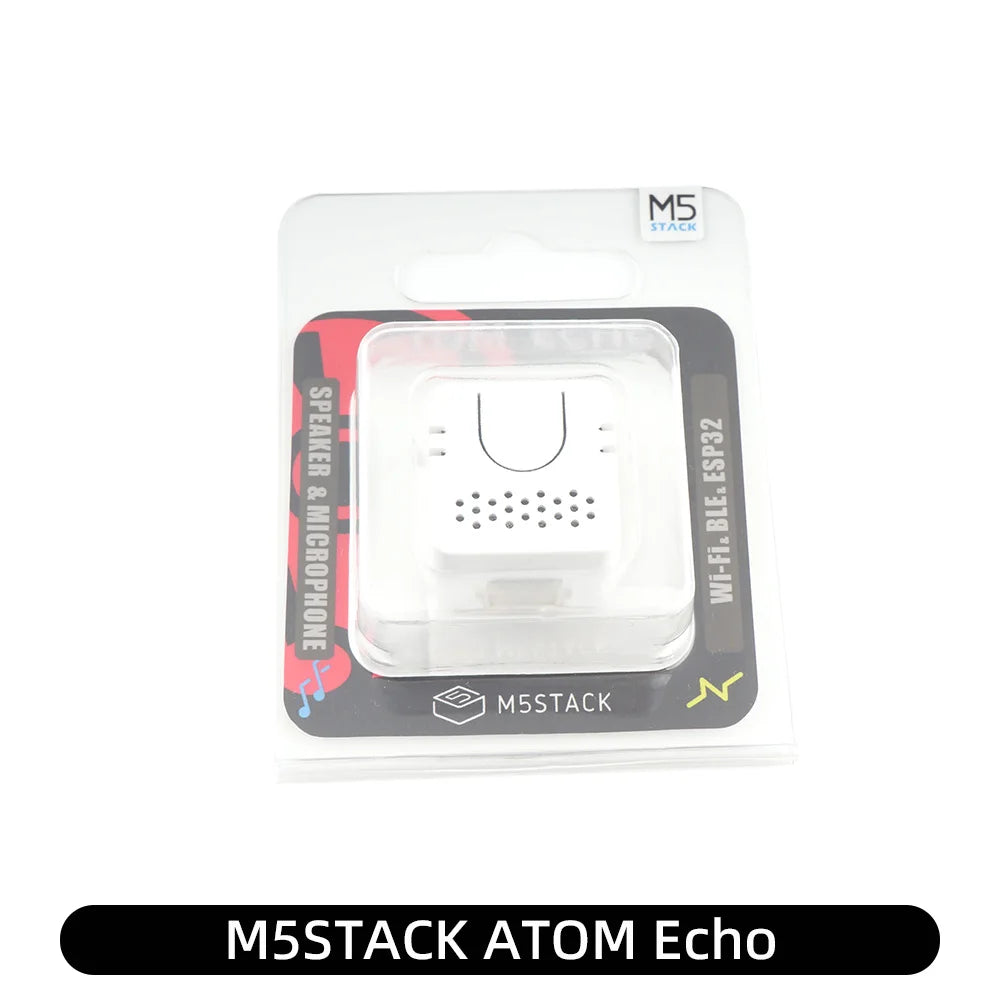 Original M5Stack ATOM Echo or Base ASR ESP32 Programmable Smart Speaker Development Board Kit For Home Assistant Voice Control