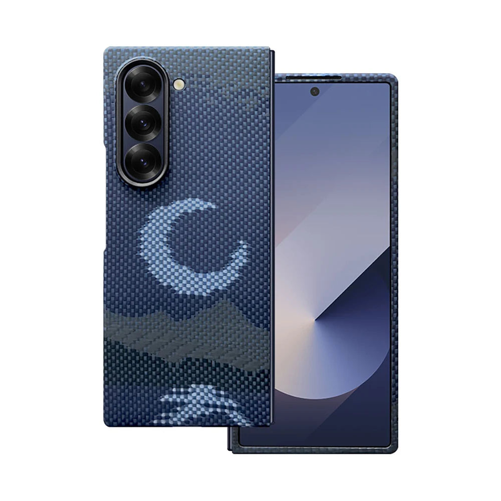 Samsung Galaxy Z Fold 7 Kevlar Carbon Fiber Case - Military-Grade Protection Tidesmit