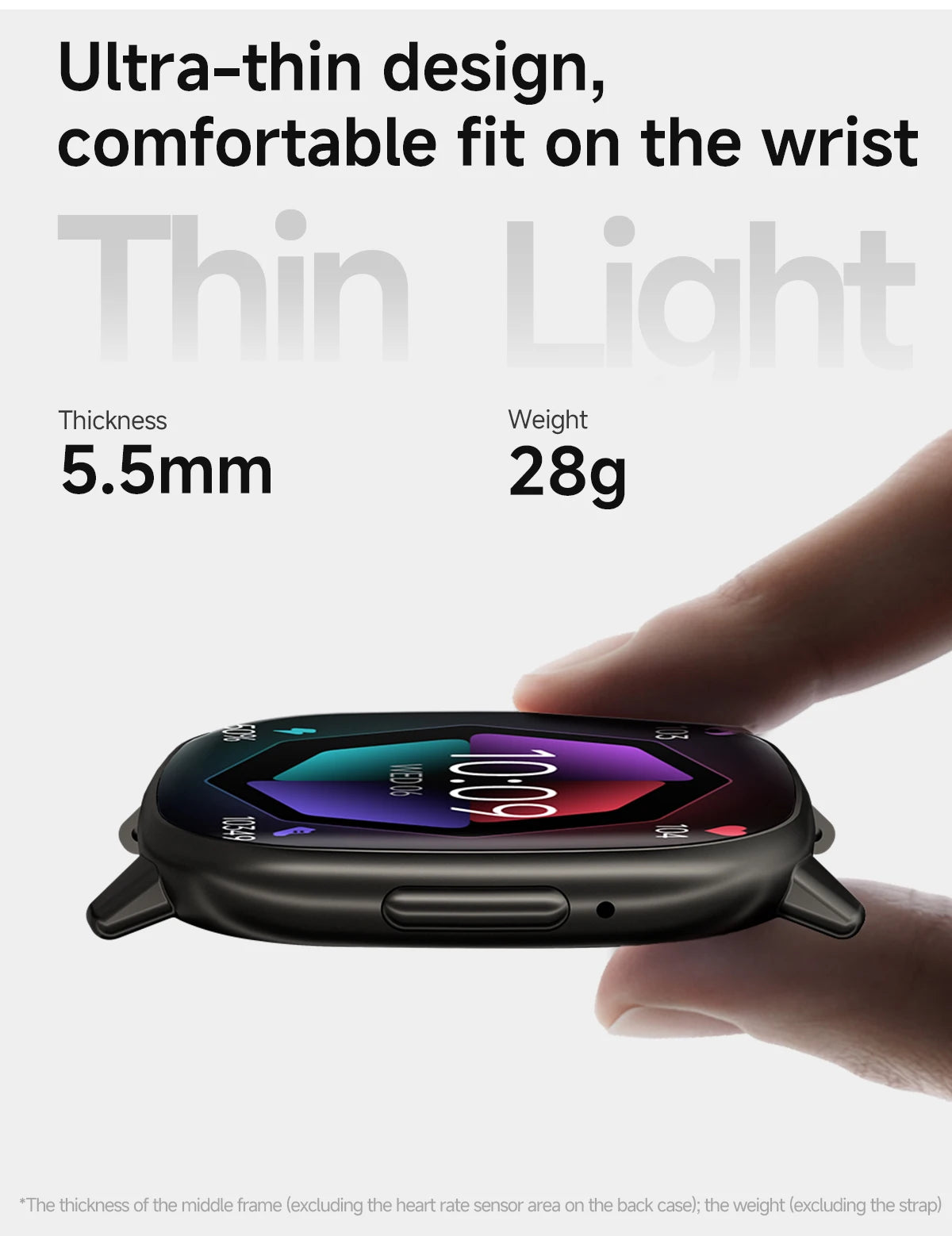 2026 New Fashion HD17 Air Smart Watch for Unisex Breathing Training Heart Rate Sleep Pressure Monitoring Waterproof BT Calling