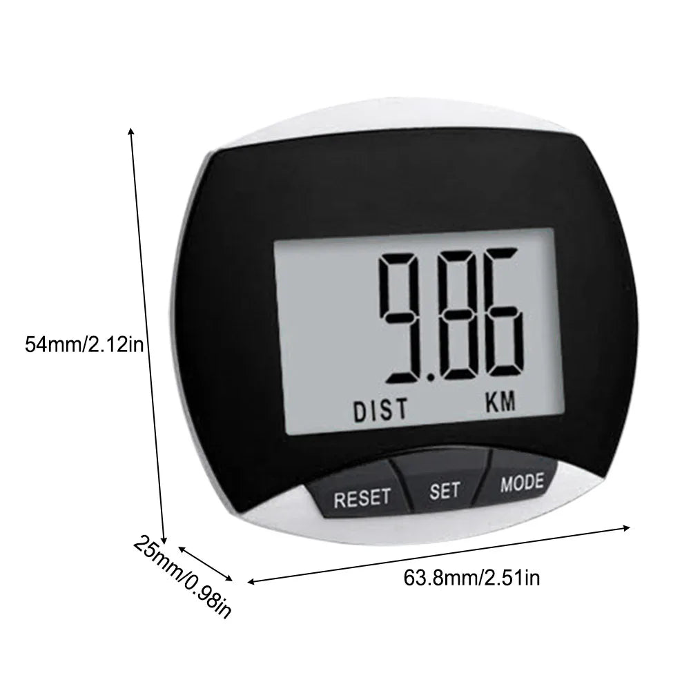 Walking Pedometer Portable Pedometer Multi-Function Accurate Step Tracker Mile Kilometer Calorie Calculation for Outdoor Sports