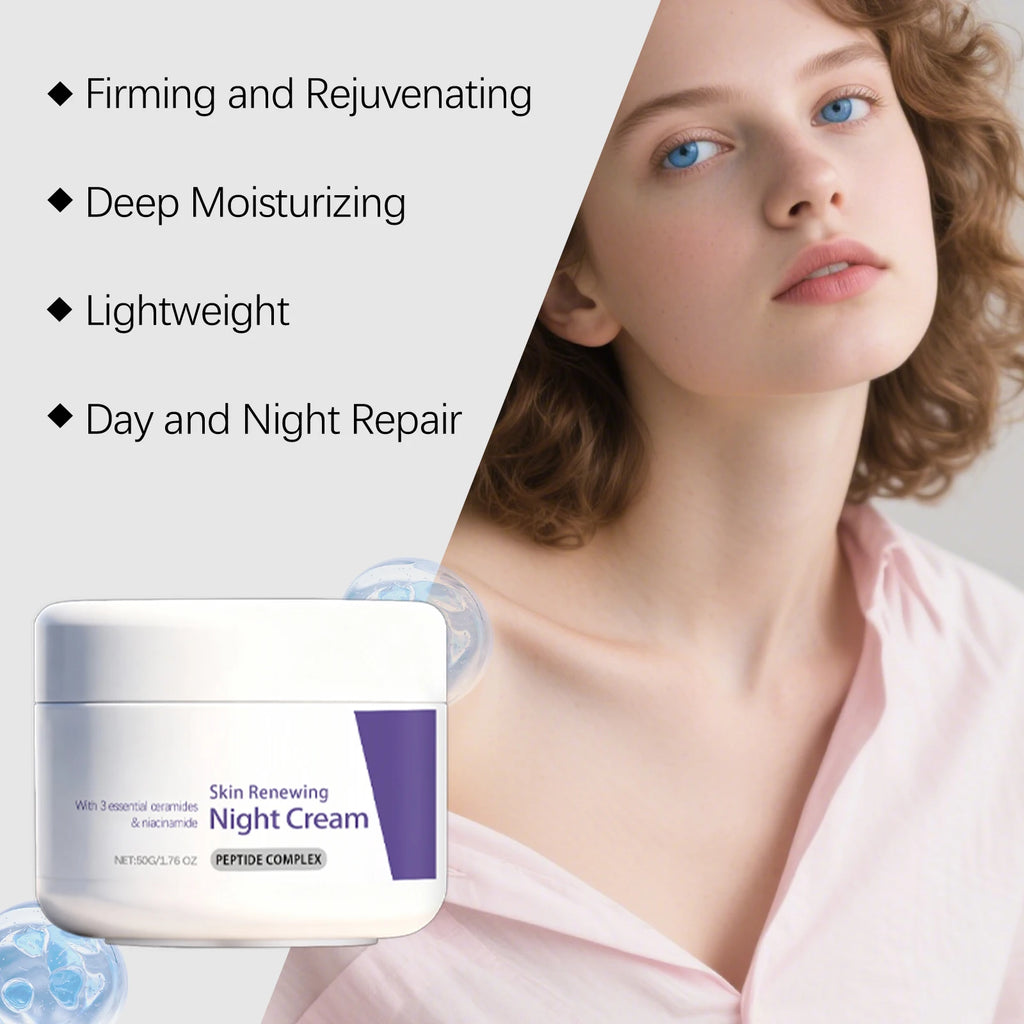 Niacinamide Brighten Night Cream Improve Dullness Inhibit Melanin Production Shrink Pores Deeply Nourish Skin Moisturizing Cream