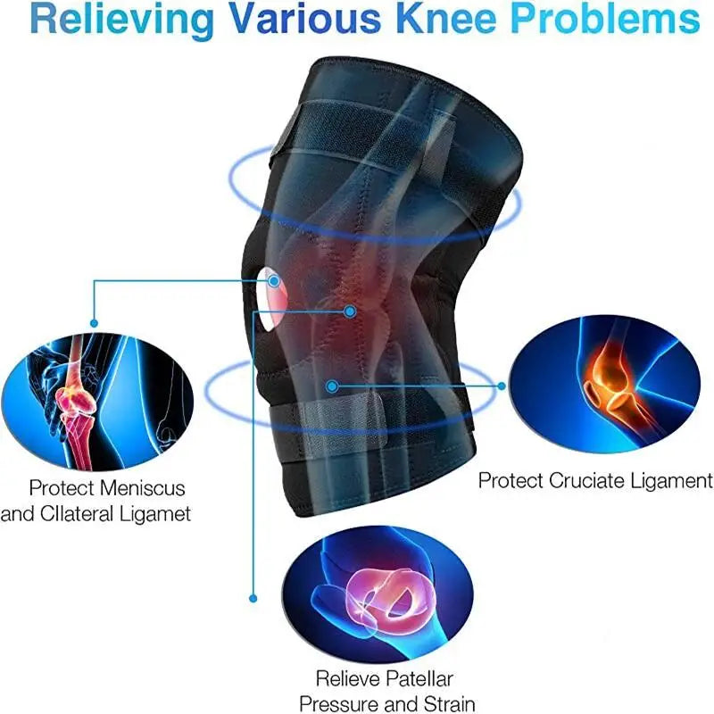 1PCS Knee Brace for Knee Pain with Patella Gel Pad & Side Stabilizers Knee Support Arthritis Meniscus Injury Recovery