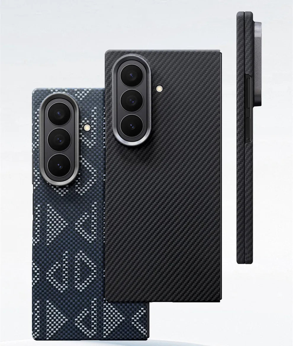 Samsung Galaxy Z Fold 7 Aramid Carbon Fiber Case - Slim Military Grade Protection Tidesmit