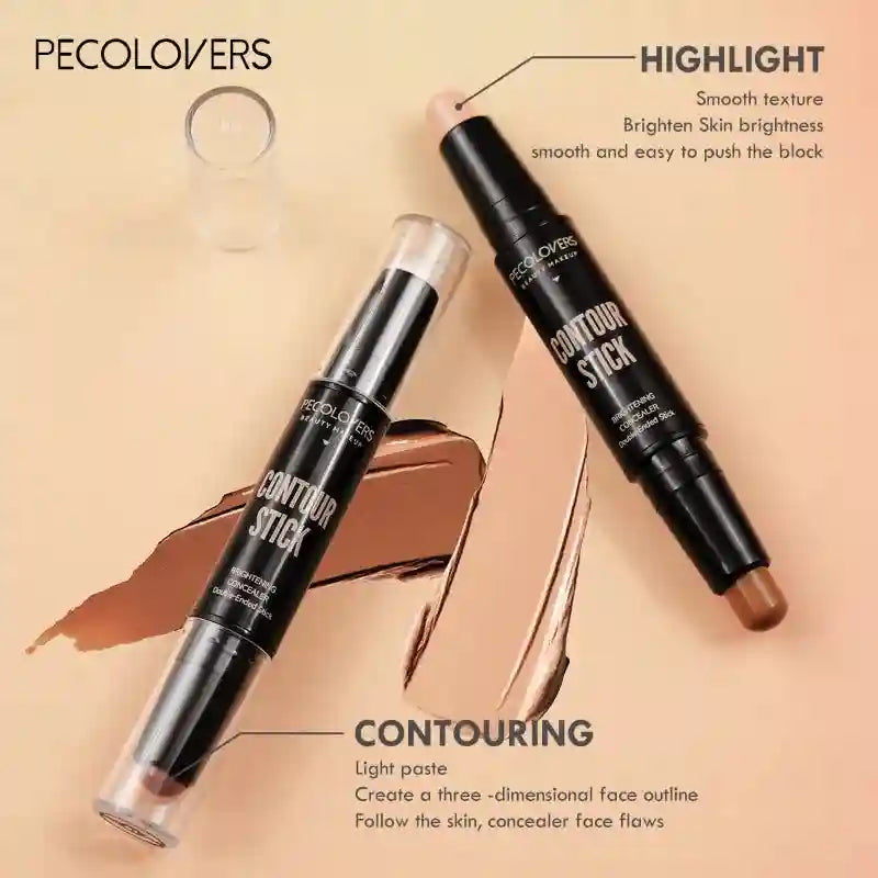 Tidesmit face makeup foundation stick shown in a close-up texture swatch for contouring and concealing
