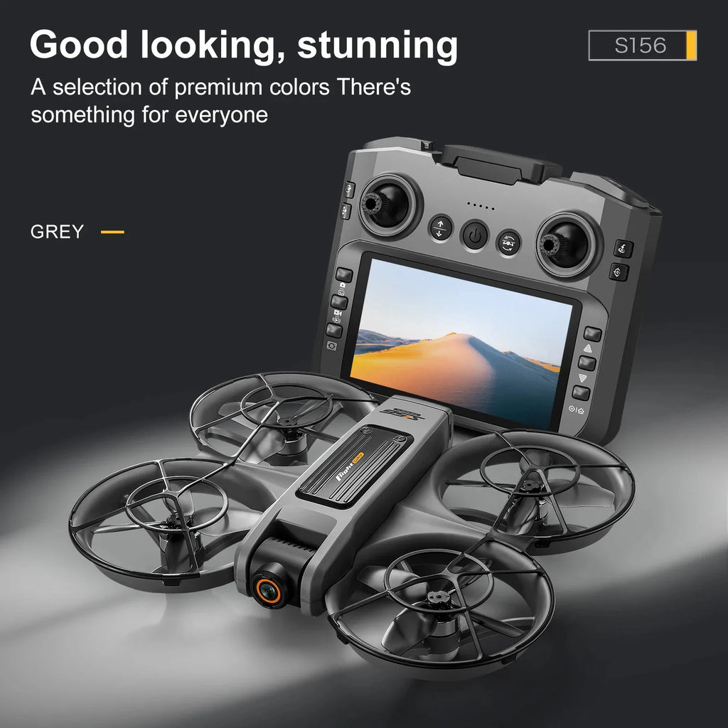 4K Camera Drone with Dual Lens and Brushless Motor - S156 Foldable Tidesmit