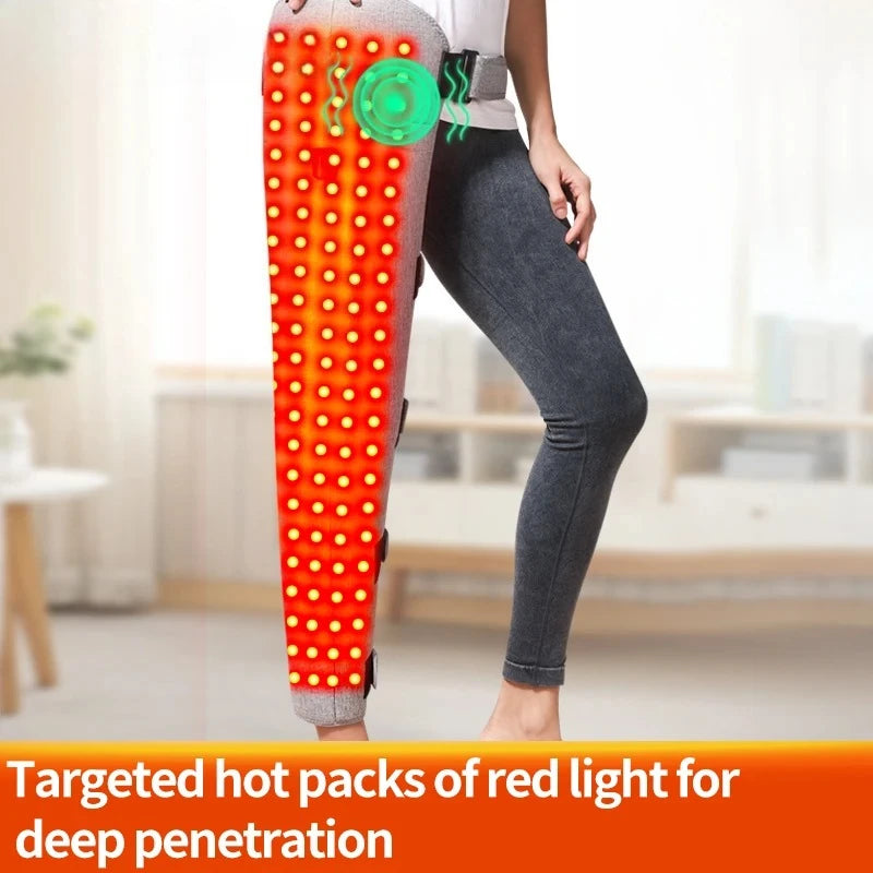 Red Light Heating Pad for Leg Pain - 24V Heated Support for Recovery Massage Cushion Tidesmit