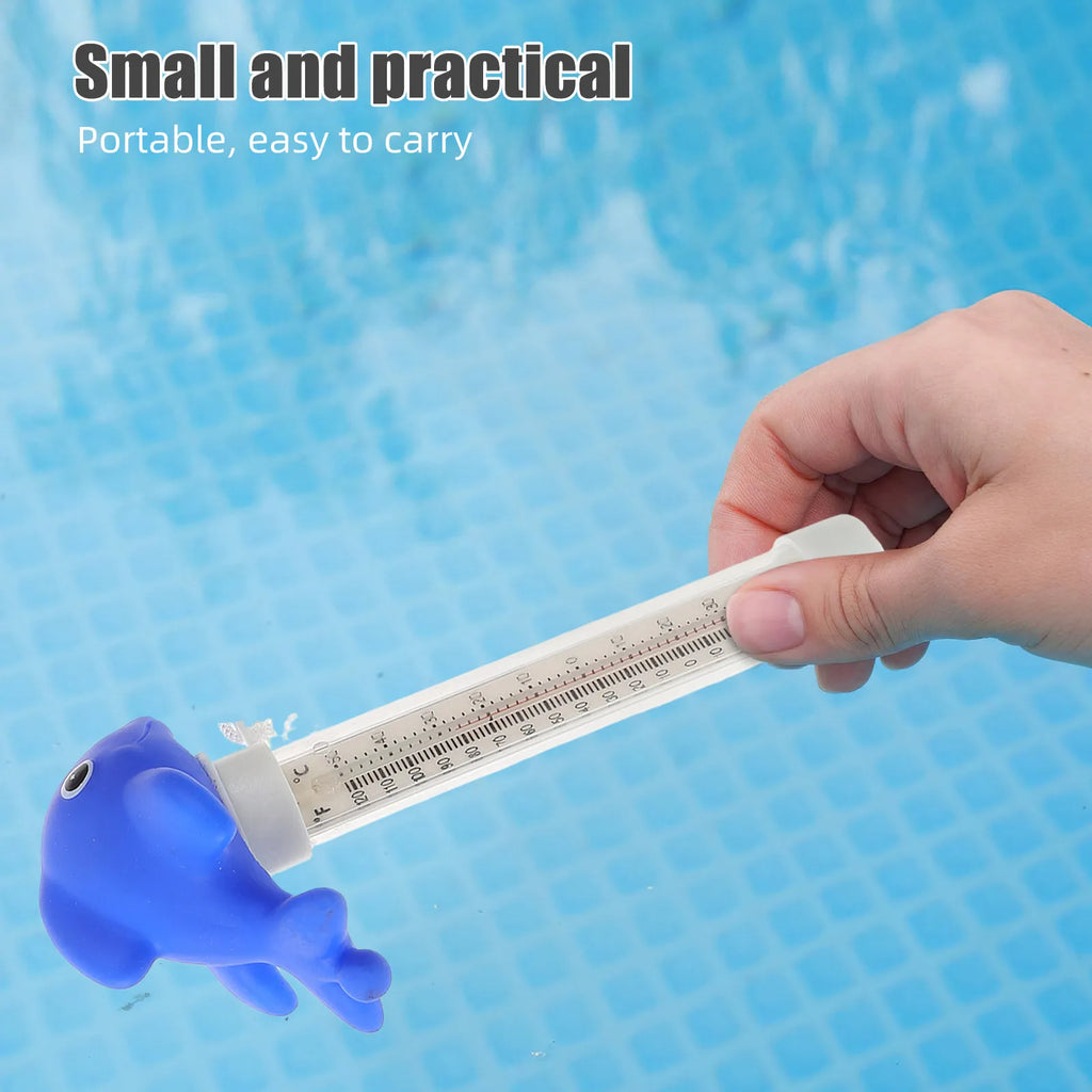 Baby Bath Thermometer Floating Cartoon Animal Style Large Display Quick Response Sensor Accurate Water Temp Gauge for Pools Tubs