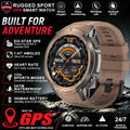 LIGE 5ATM Waterproof GPS Smart Watch Heart Rate Blood Oxygen 500mAh Battery Fitness Outdoor Offline Map Smartwatch Men Women