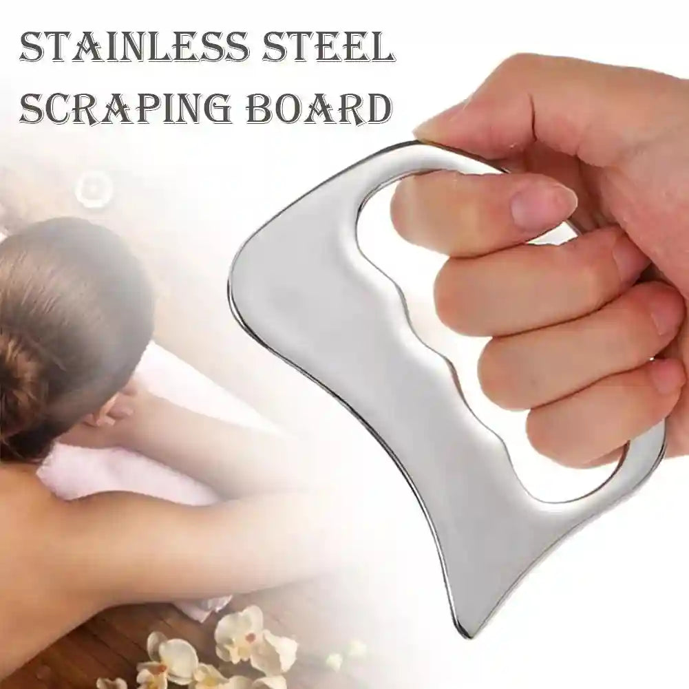 Stainless Steel Gua Sha Massage Tool for Face and Body - Tidesmit Eye Massage Instrument Tidesmit