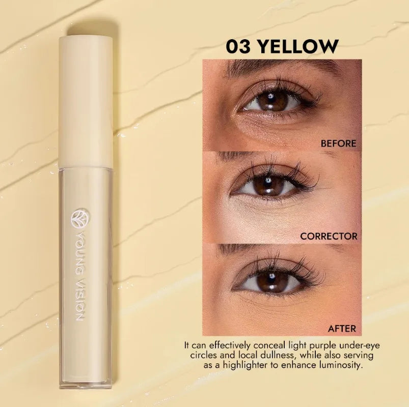 Tidesmit orange liquid concealer and color corrector for dark circles and brightening dull skin tone