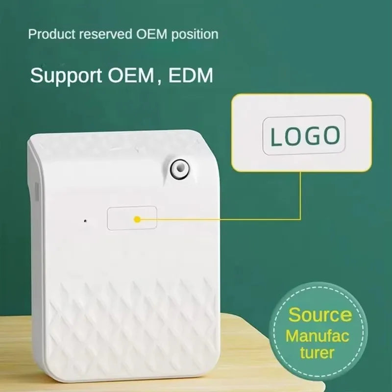 Waterless Essential Oil Diffuser Intelligent Fragrance Diffuser Wall Mounted Aromatherapy Scent Machine Day Cycle Long-Lasting