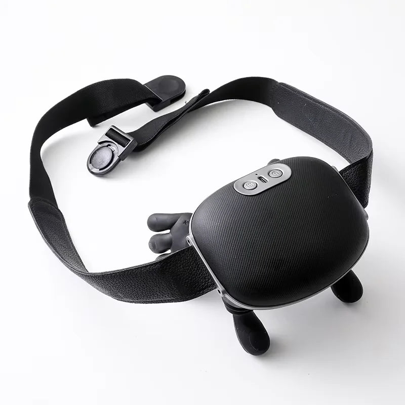Neck and Shoulder Massager with 6D Nodes - Deep Tissue Relief Massage Cushion black Tidesmit
